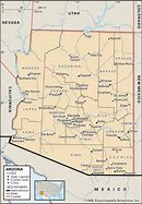 Image result for Map of Southern Arizona Counties