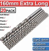 Image result for 600Mm Long Metal Drill Bits