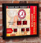 Image result for Alabama Crimson Tide Scoreboard Clock