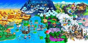 Image result for New Super Mario Bros Map