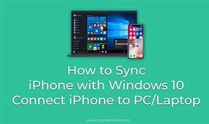 Image result for How to Connect iPhone to Lapot