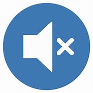 Image result for Button Mute Blue PNG