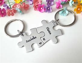 Image result for Couple Keychains Custom