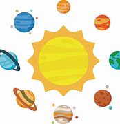 Image result for Solar System Cartoon BW