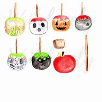 Image result for Halloween Caramel Apple Clip Art