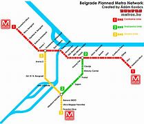Image result for Beograd Metro Map