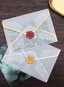 Image result for Clear Envelopes for Cards