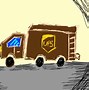 Image result for UPS Truck Pic Art