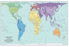 Image result for Map with Original Size Countries