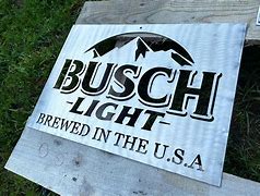 Image result for Busch Light Metal Sign