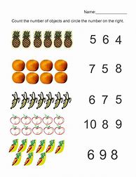 Image result for 1 through 10 Numbers Worksheets Printable
