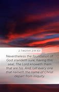 Image result for 2 Timothy 2:19