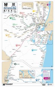 Image result for New Jersey Railroad Map