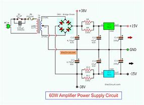 Image result for Power Supply for Audio Amplifier