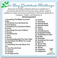 Image result for 30 Days of Gratitude Challenge
