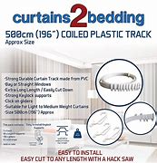 Image result for Offcuts of Plastic Curtain Rail