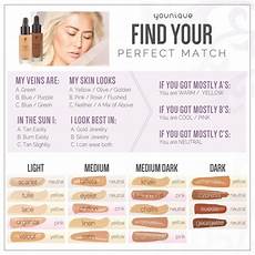 Younique Liquid Foundation In 19 Shades Color Matching