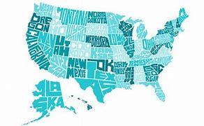 Image result for Colorful USA Map