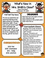 Image result for Fall Newsletter Ideas