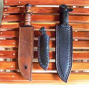 Image result for Knife Wioth Leather Sheath