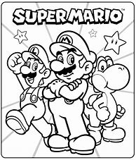 Image result for New Super Mario Bros Coloring