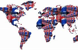 Image result for Pepsi vs Coke Map World
