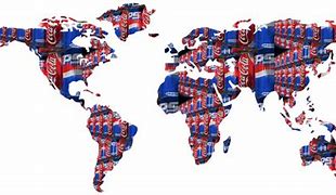 Image result for Map Coke and Pepsi