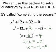 Image result for Shortcut for Complete the Square