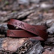 Image result for Men's Leather Bracelet Engraved