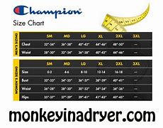 Image result for Champion Unisex Size Chart Sweatshirt