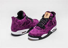 Image result for Blue and Purple Custom Jordan's