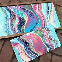 Image result for Dirty Pour Acrylic Painting