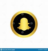 Image result for Black and Gold Snapchat Logo