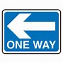 Image result for One Way Sign Clip Art