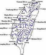 Image result for Taiwan River Map