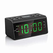 Image result for Battery Operated Clock Radio