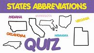 Image result for States and Abbreviations Quiz