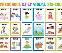 Image result for Preschool Daily Schedule Clip Art