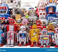 Image result for Tin Toy Old Robot