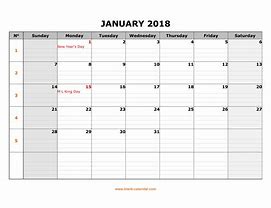 Image result for 2018 Calendar Printable by Month