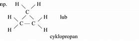 Image result for cyklopropan