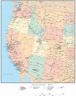 Image result for Map of West States