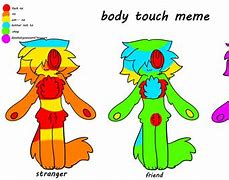 Image result for Body Touch Meme