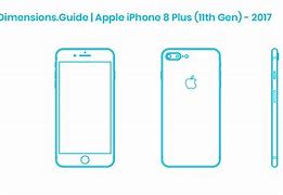 Image result for Apple iPhone 8 Plus Dimensions