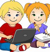 Image result for Child at Computer Clip Art
