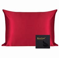Image result for red satin pillowcases king sized