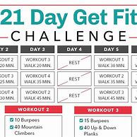 Image result for 21-Day Fitness Plan