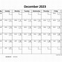 Image result for December Calendar Printable PDF