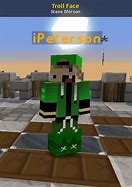 Image result for Troll Face Minecraft Skin