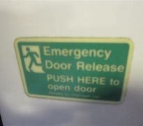 Image result for Emergency Door Release Button
